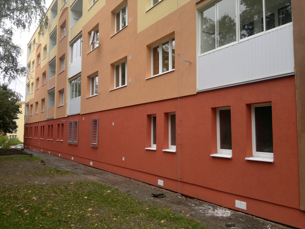 Zateplení domu bl. 351 v Mostě